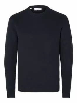 Пуловер SELECTED HOMME, темно-синий