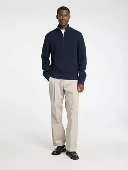 Пуловер SELECTED HOMME, темно-синий