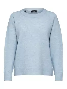 Пуловер Selected Pullover, цвет Cashmere Blue