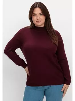 Пуловер sheego, цвет beere
