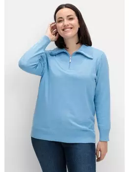 Пуловер sheego, цвет himmelblau