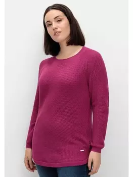 Пуловер sheego, цвет magenta