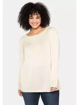 Пуловер sheego, цвет offwhite