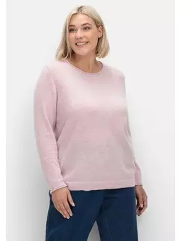 Пуловер sheego, цвет ros