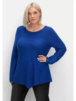 Пуловер sheego, цвет royalblau