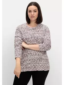 Пуловер sheego Pullover, цвет burgund