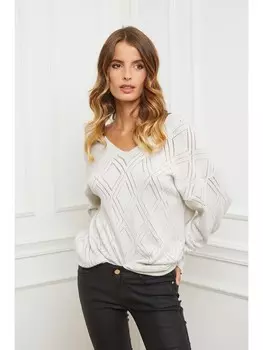 Пуловер So Cachemire Cetif, белый