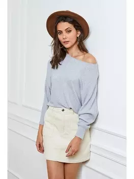 Пуловер So Cachemire Irene, серый