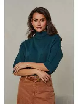 Пуловер So Cachemire, темно-зеленый