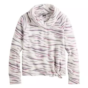 Пуловер SO из микрофлиса с воротником-воронкой для девочек 6–20 лет в цвете Regular и Plus SO