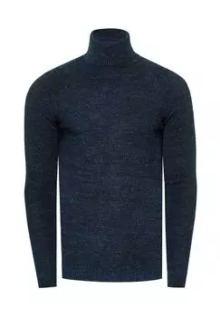 Пуловер со стильным высоким воротником RUSTY NEAL, цвет Hell Petrol