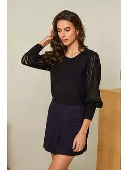 Пуловер Soft Cashmere, черный