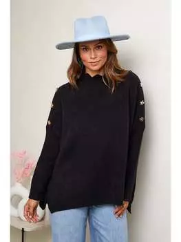 Пуловер Soft Cashmere, черный