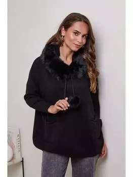 Пуловер Soft Cashmere, черный