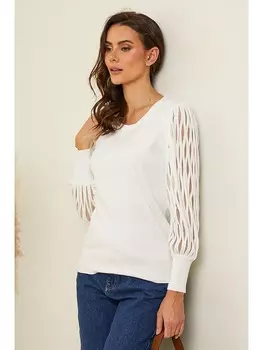 Пуловер Soft Cashmere, кремовый