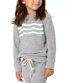 Пуловер Sol Angeles Waves Hacci, серый