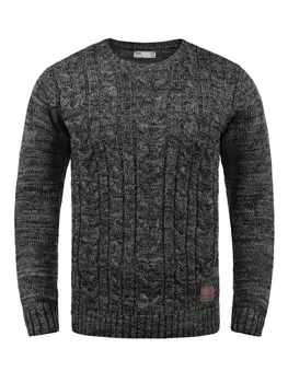 Пуловер !SOLID, черный