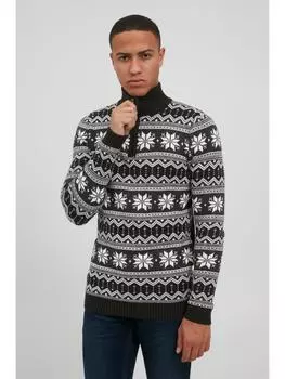 Пуловер !SOLID, черный