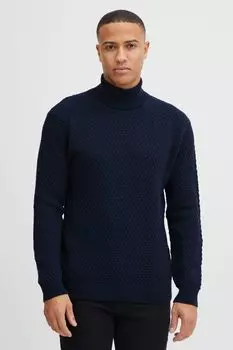Пуловер !SOLID Rollkragen, синий