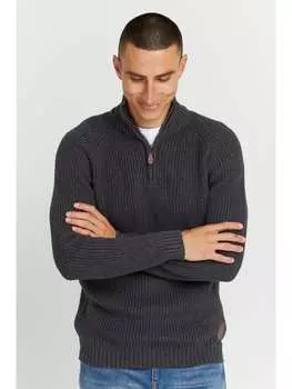 Пуловер !SOLID, серый