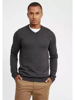 Пуловер !SOLID, серый