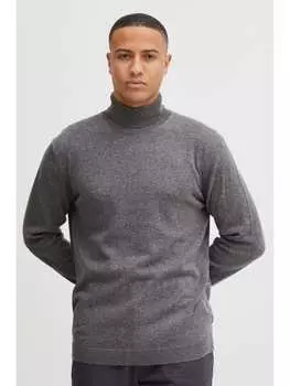 Пуловер !SOLID, серый