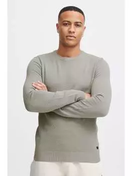 Пуловер !SOLID, серый