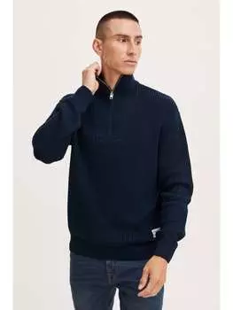 Пуловер !SOLID, синий