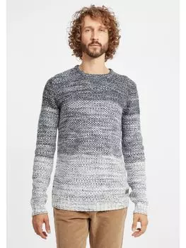 Пуловер !SOLID, синий