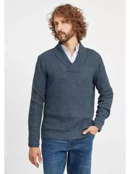 Пуловер !SOLID, синий