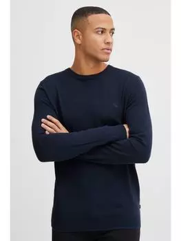 Пуловер !SOLID, синий