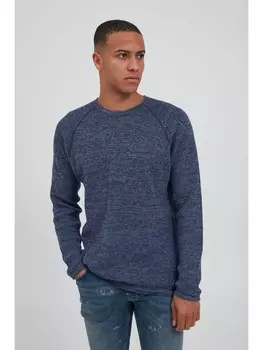 Пуловер !SOLID, синий