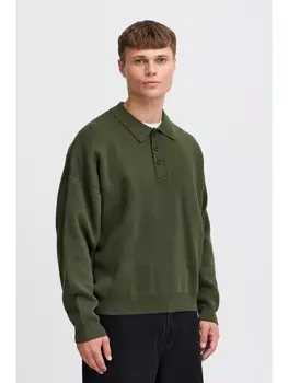 Пуловер !SOLID Strick, зеленый