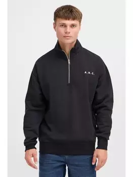 Пуловер !SOLID Troyer SDHANN 21301159ME lssiger Pullover mit Backprint, черный