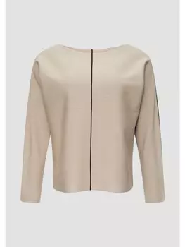 Пуловер sOliver BLACK LABEL Strick langarm, цвет beige-braun