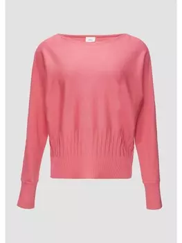 Пуловер sOliver BLACK LABEL Strick langarm, розовый