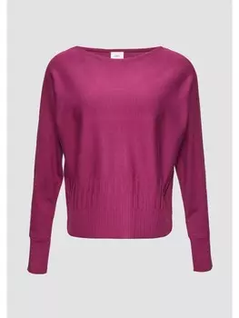 Пуловер sOliver BLACK LABEL Strick langarm, розовый