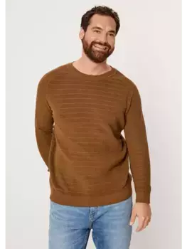 Пуловер sOliver langarm, коричневый
