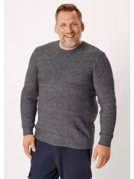 Пуловер sOliver langarm, синий