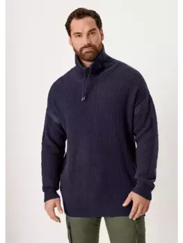 Пуловер sOliver langarm, синий