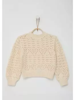 Пуловер sOliver Strick langarm, бежевый