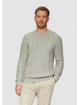 Пуловер sOliver Strick langarm, бежевый