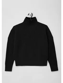 Пуловер sOliver Strick langarm, черный