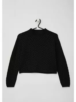 Пуловер sOliver Strick langarm, черный