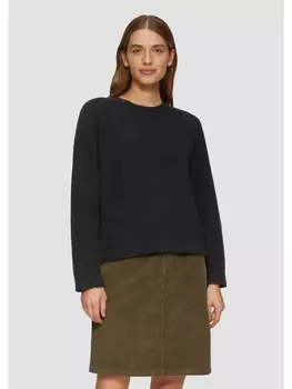 Пуловер sOliver Strick langarm, черный