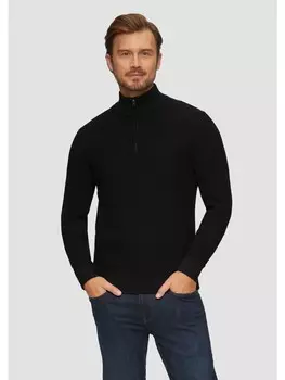 Пуловер sOliver Strick langarm, черный