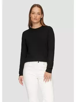 Пуловер sOliver Strick langarm, черный