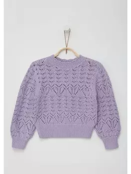 Пуловер sOliver Strick langarm, фиолетовый