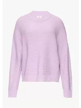 Пуловер sOliver Strick langarm, фиолетовый
