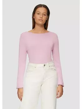 Пуловер sOliver Strick langarm, фиолетовый